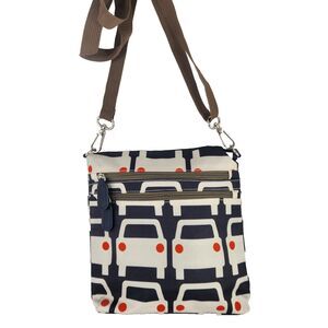 Orla Kiely for Target Car Purse Shoulder Bag w Detachable Strap Cars Graphic